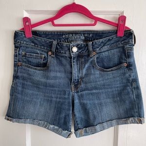 American Eagle Mid Rise Jean Shorts